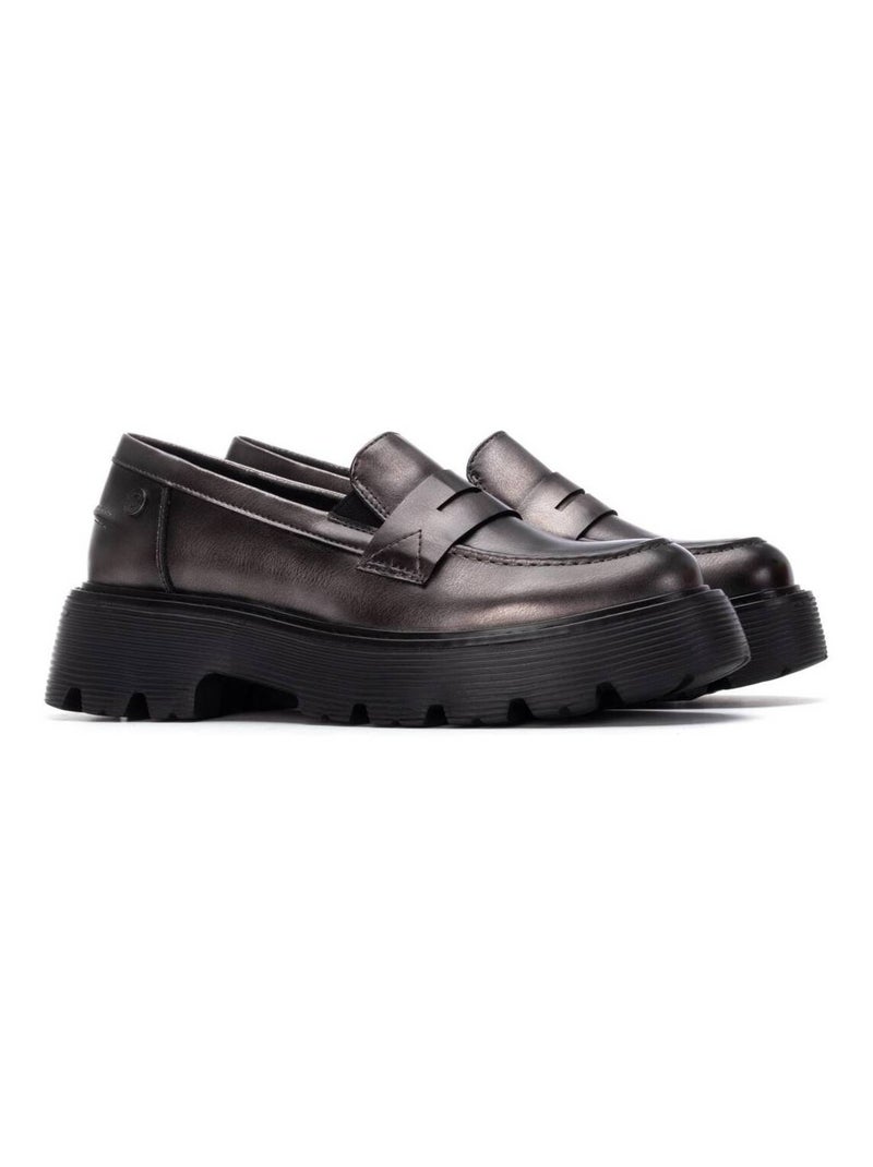 Mocassins femme Gris Gris - Kiabi
