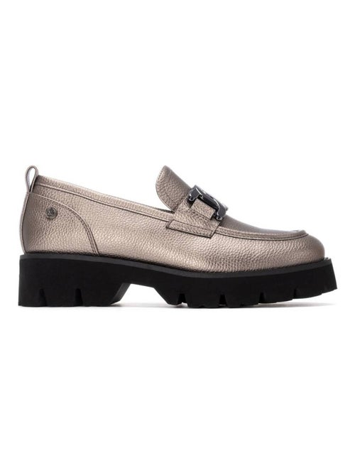 Mocassins femme métallisées - Kiabi