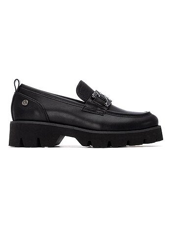 Mocassins femme métallisées