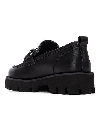 Mocassins femme métallisées