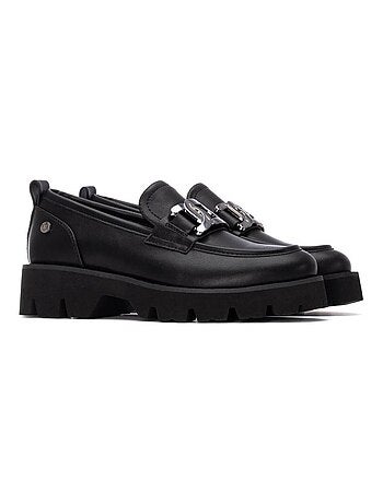 Mocassins femme métallisées