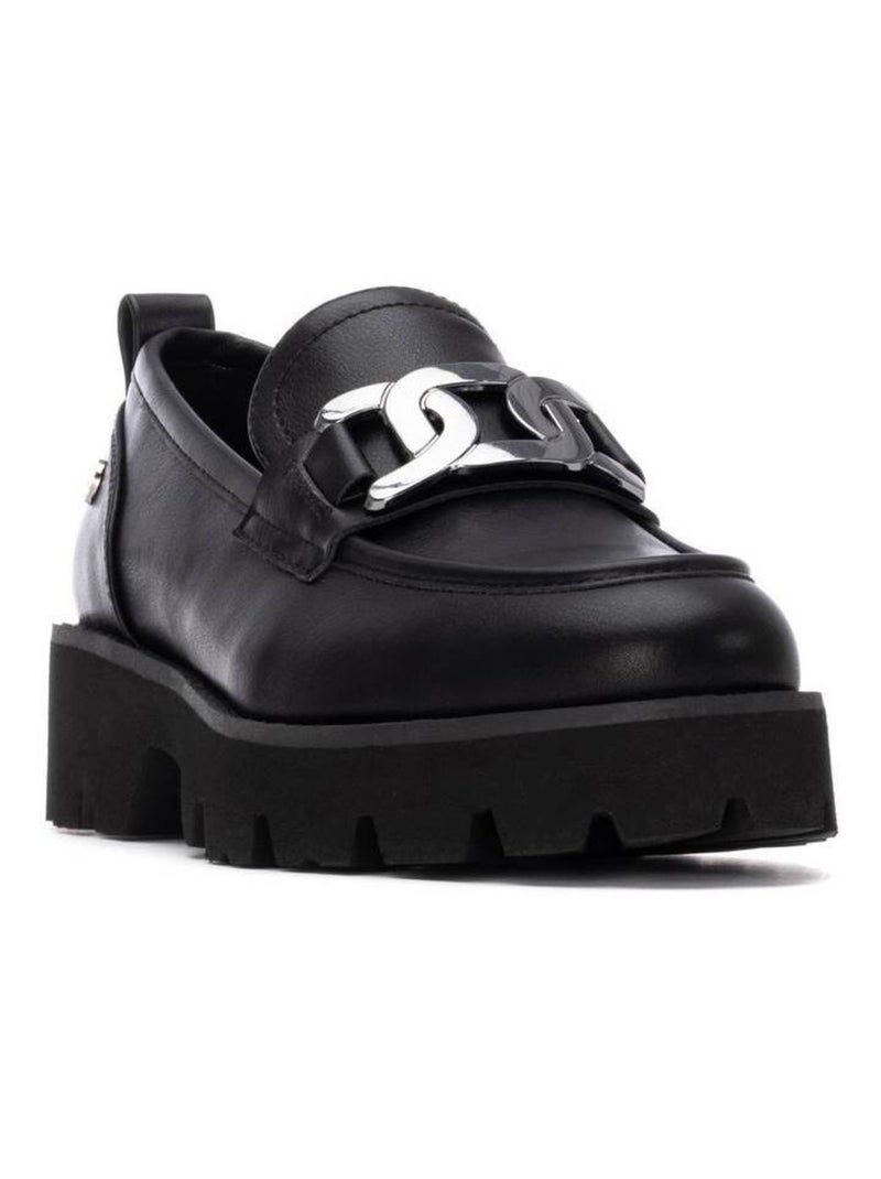 Mocassins femme métallisées Noir - Kiabi