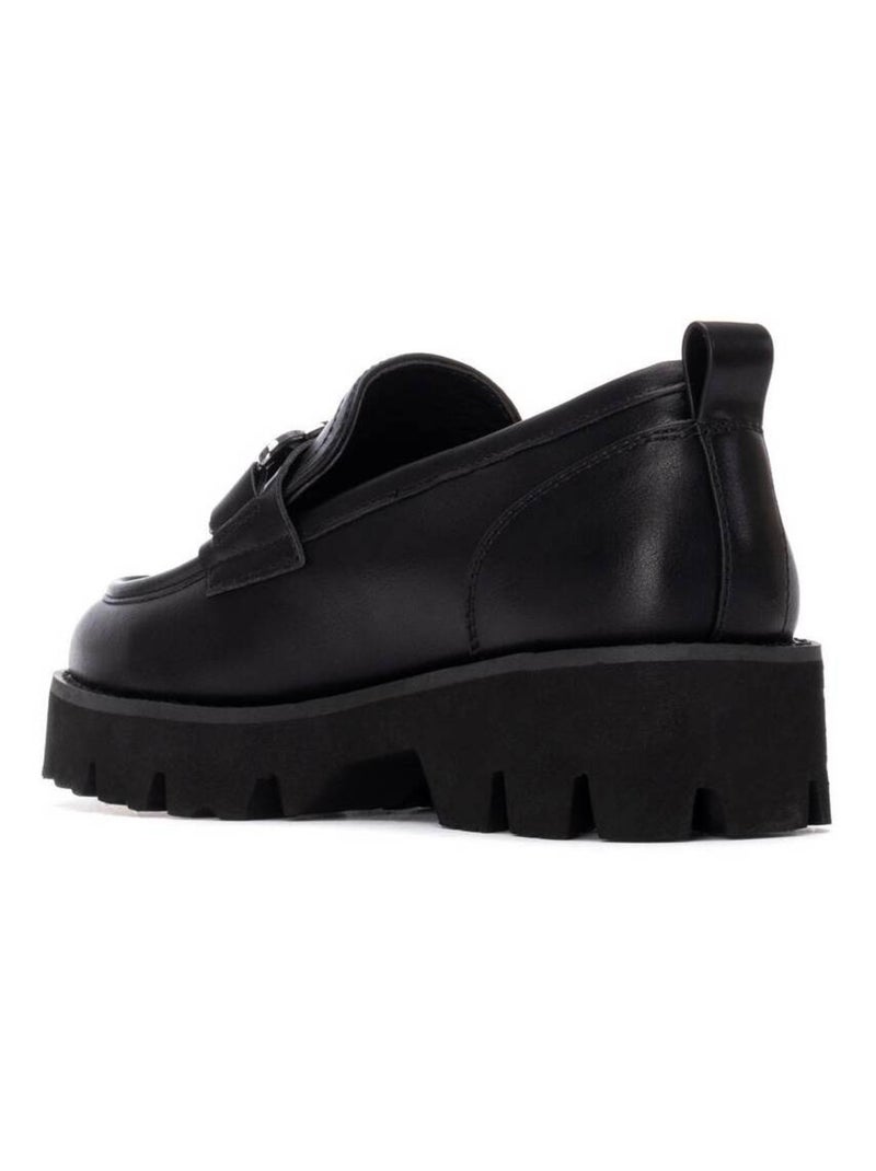 Mocassins femme métallisées Noir - Kiabi