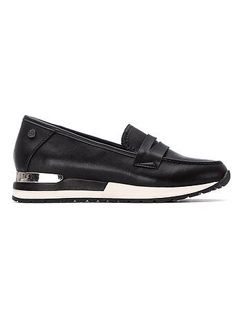 Mocassins femme métallisées