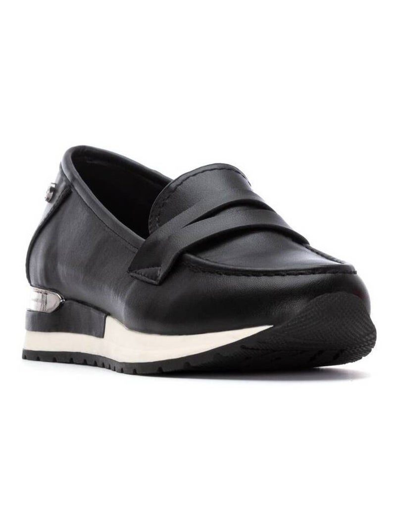 Mocassins femme métallisées Noir - Kiabi