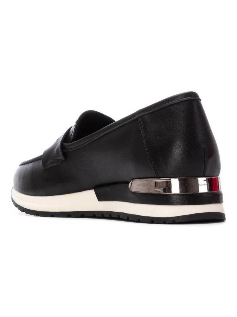 Mocassins femme métallisées Noir - Kiabi