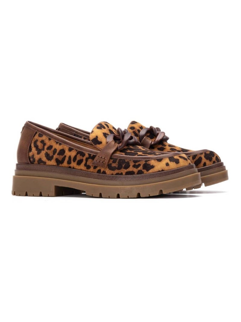 Mocassins femme Noir Marron - Kiabi