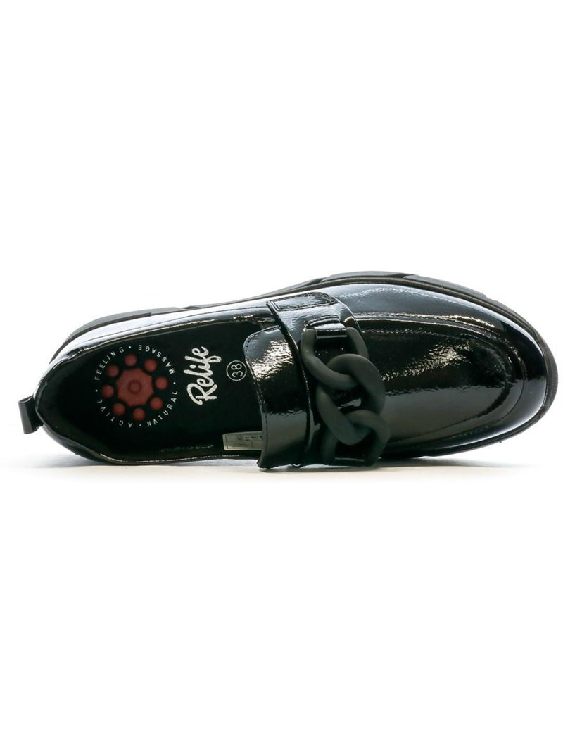 Mocassins femme relife femme Noir - Kiabi