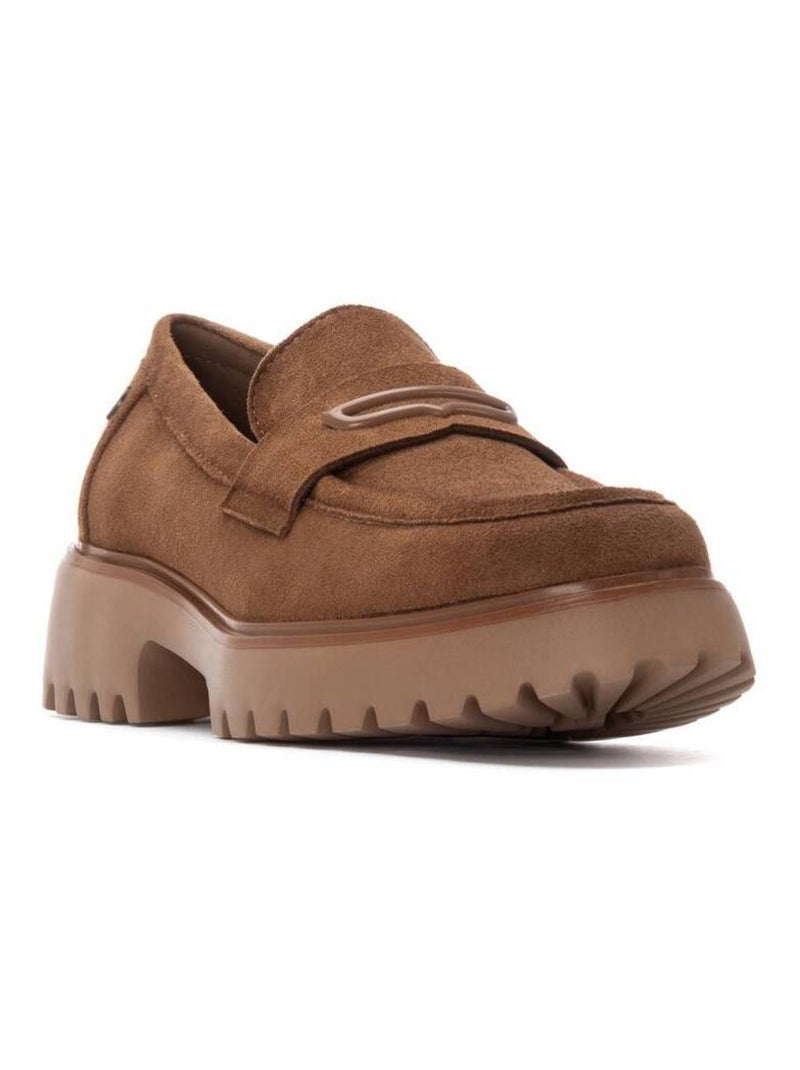 Mocassins femme Taupe - Kiabi