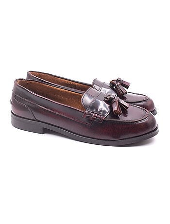 Mocassins Fille à Pompoms - Boni Clarence