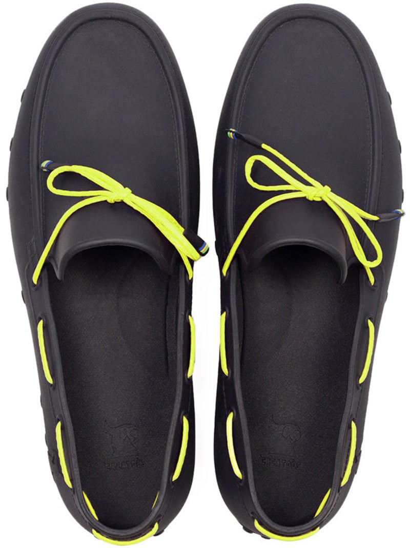 Mocassins Homme CATAMARA FLUO Noir/Jaune fluo - Kiabi