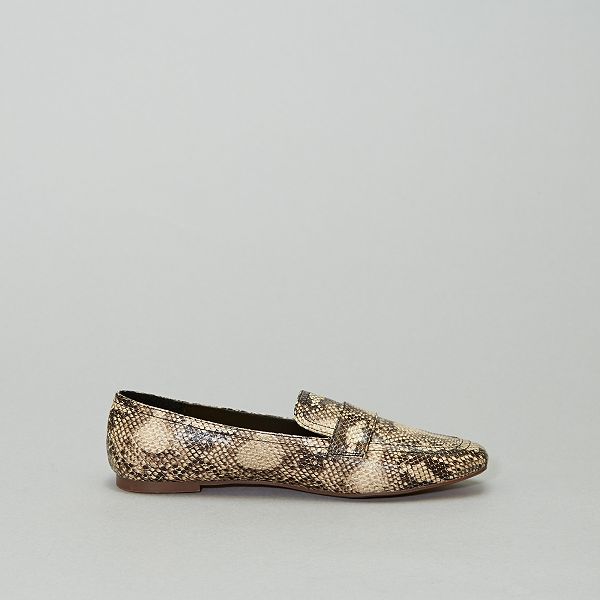 chaussure imprimé serpent