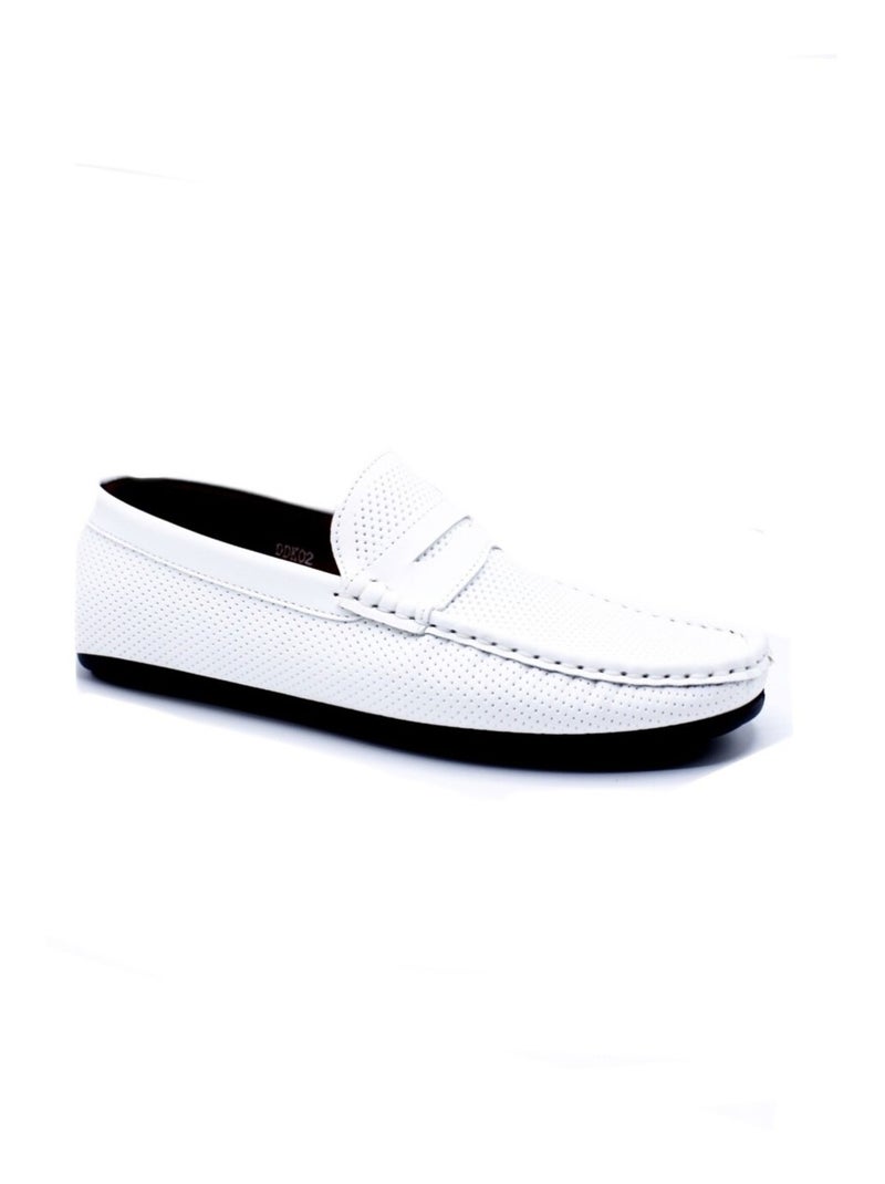 Mocassins Kebello Blanc - Kiabi