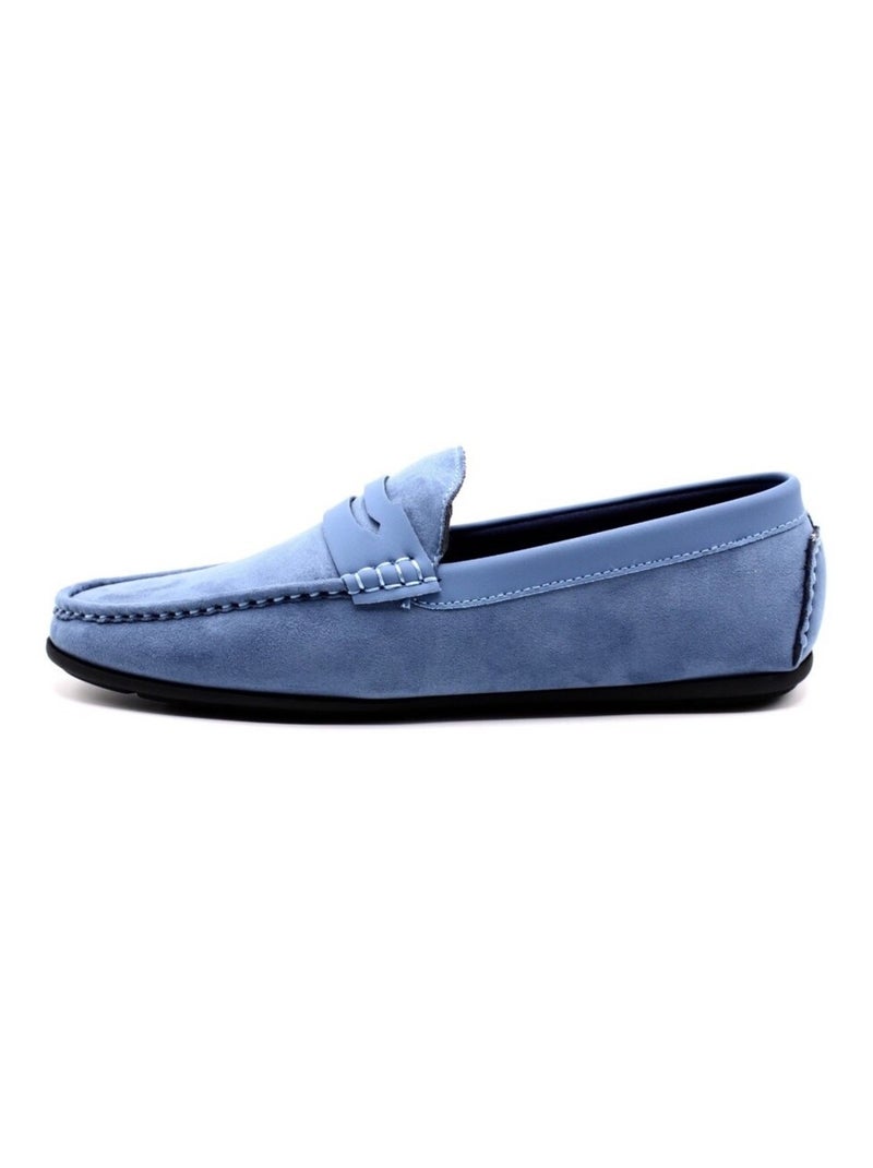 Mocassins Kebello Bleu ciel - Kiabi