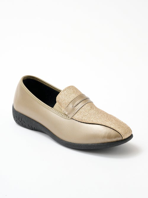 Mocassins largeur confort élastiques d'aisance - Afibel - Kiabi