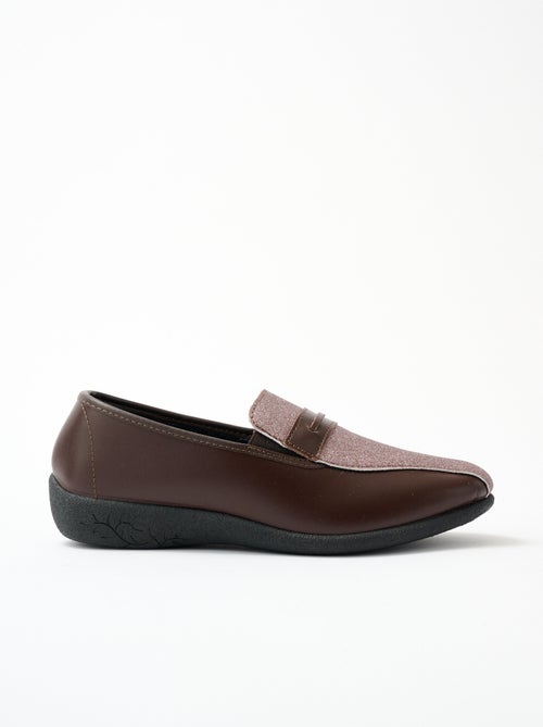 Mocassins largeur confort élastiques d'aisance - Afibel - Kiabi