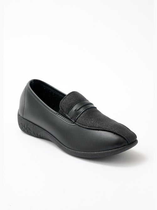 Mocassins largeur confort élastiques d'aisance - Afibel - Kiabi