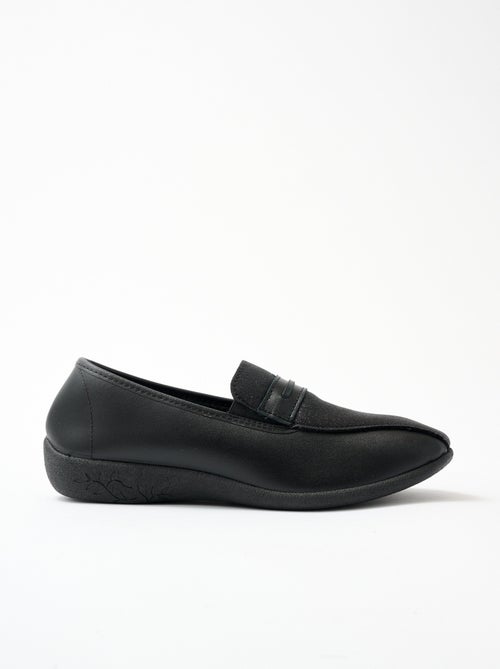 Mocassins largeur confort élastiques d'aisance - Afibel - Kiabi