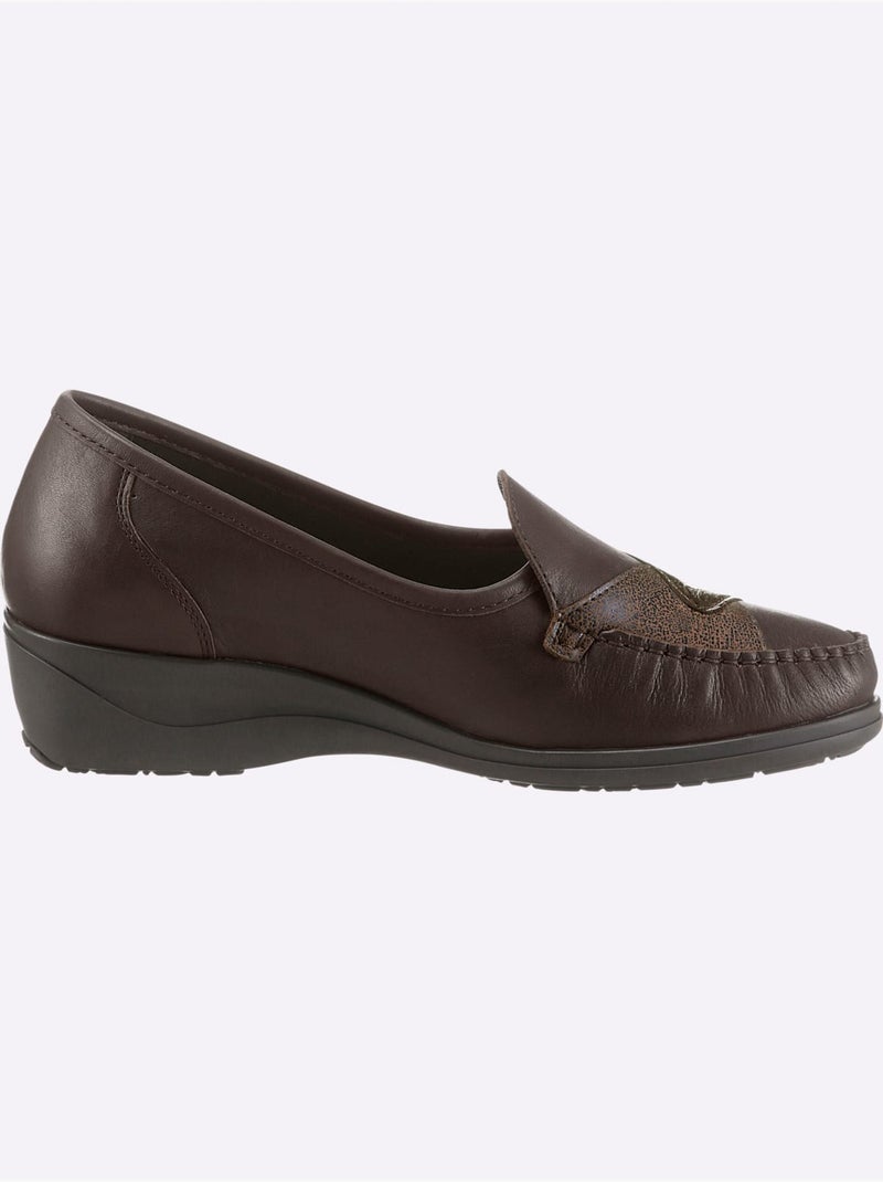 Mocassins Largeur Pied Fort - Taille Standard - Witt Marron - Kiabi