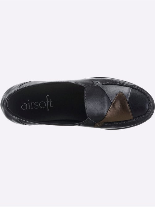Mocassins Largeur Pied Fort - Taille Standard - Witt - Kiabi Mocassins Largeur Pied Fort - Taille Standard - Witt - Kiabi