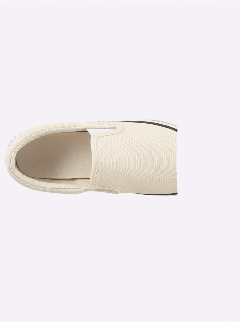 Mocassins Largeur Pied Normal - Taille Standard - Witt Jaune - Kiabi