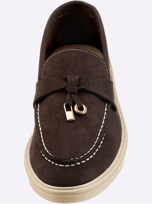 Mocassins matière synthétique - taille standard - helline - Kiabi Mocassins matière synthétique - taille standard - helline - Kiabi