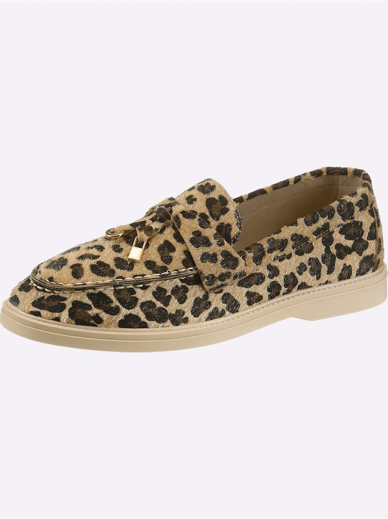 Mocassins Matière Synthétique - Taille Standard - Helline Multicolore - Kiabi