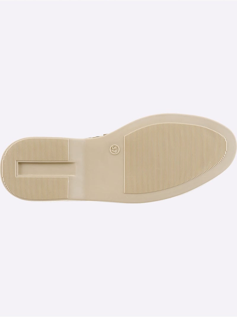 Mocassins Matière Synthétique - Taille Standard - Helline Multicolore - Kiabi