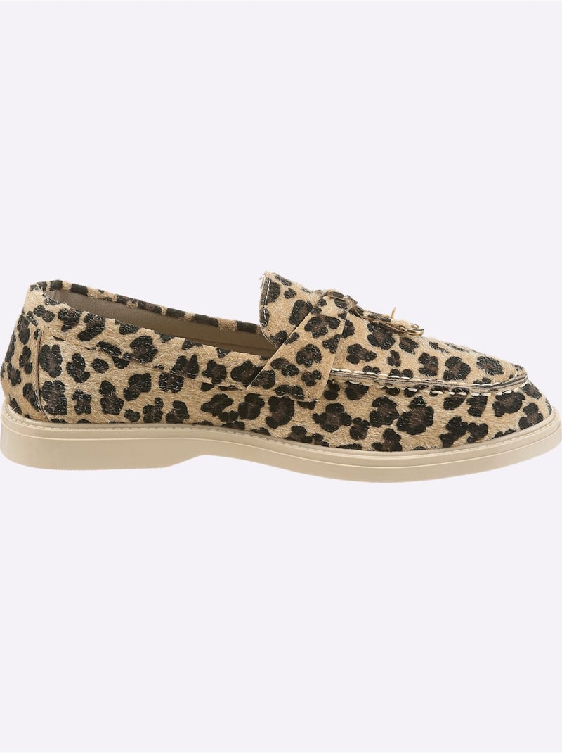 Mocassins Matière Synthétique - Taille Standard - Helline Multicolore - Kiabi