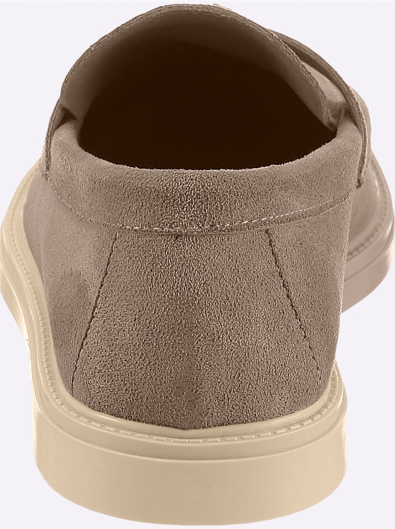 Mocassins matière synthétique - taille standard - helline Sable - Kiabi