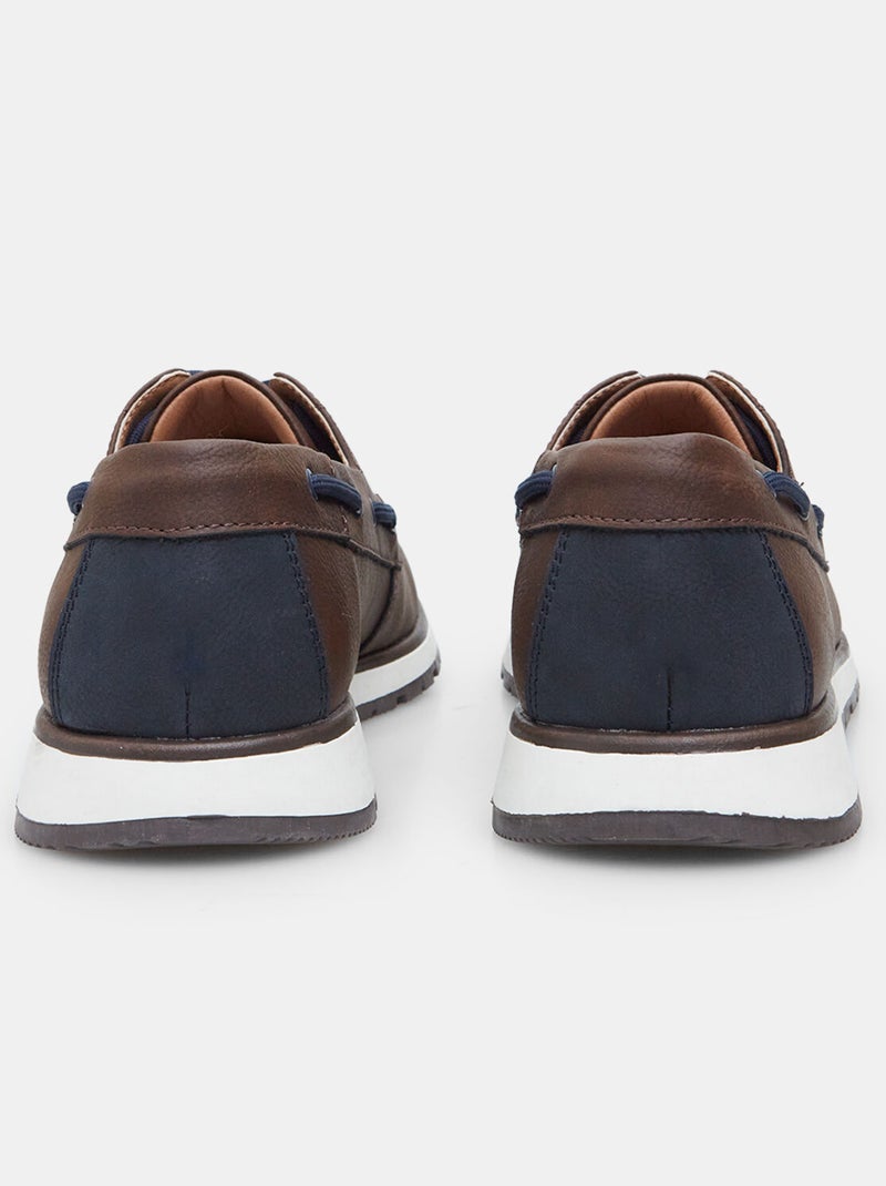Mocassins modèle bateau BATA Marron - Kiabi