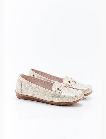 Mocassins motif animalier - damart