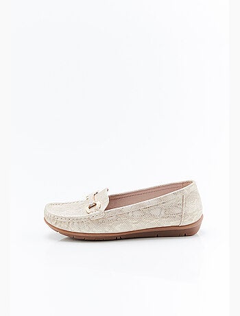 Mocassins motif animalier - damart