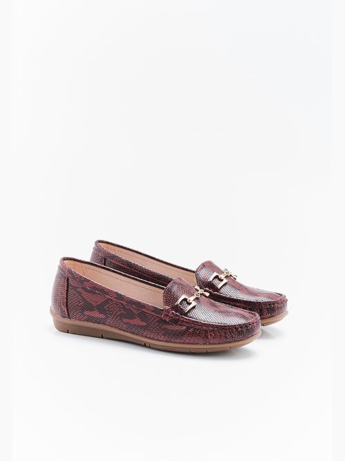 Mocassins motif animalier - Damart - Kiabi
