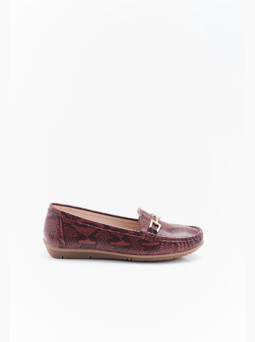 Mocassins motif animalier - Damart - Kiabi