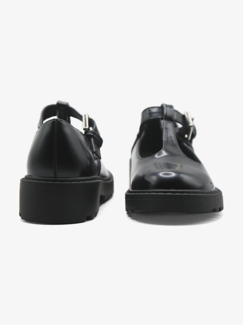 Mocassins ouverte Noir - Kiabi