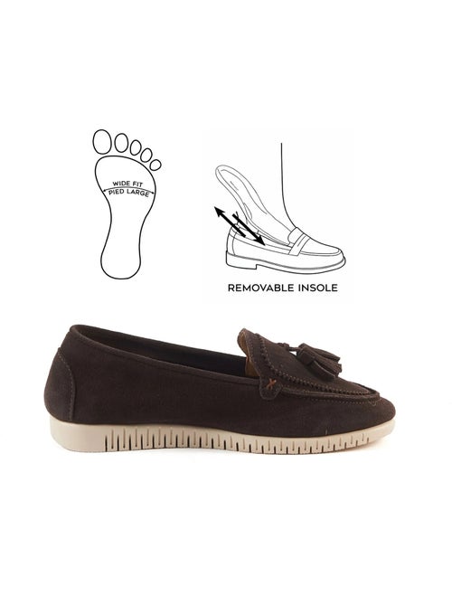 Mocassins pieds larges h - anita - Kiabi Mocassins pieds larges h - anita - Kiabi