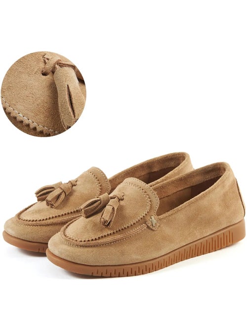 Mocassins pieds larges H - Modèle Anita - Kiabi