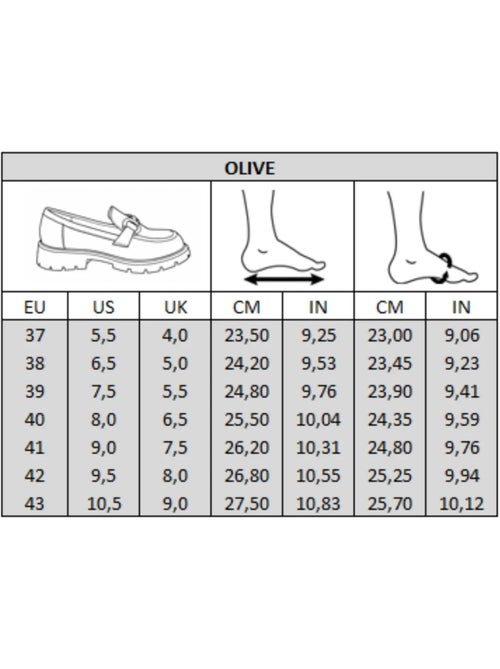 Mocassins pieds larges H - Modèle Olive - Kiabi