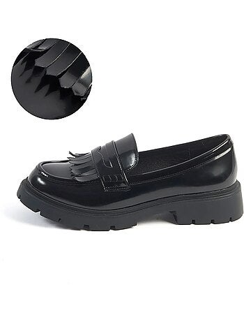 Mocassins pieds larges H - Modèle Olive