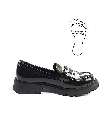 Mocassins pieds larges H - Modèle Olive