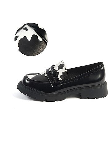 Mocassins pieds larges H - Modèle Olive