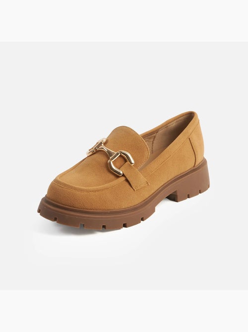 Mocassins pieds larges h - olive - Kiabi