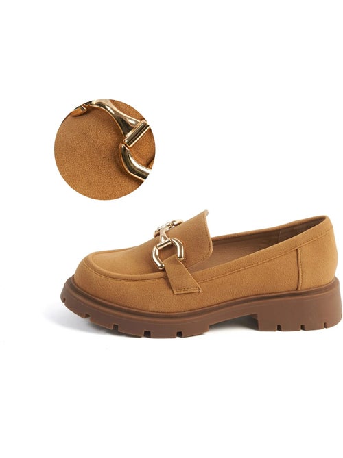 Mocassins pieds larges h - olive - Kiabi