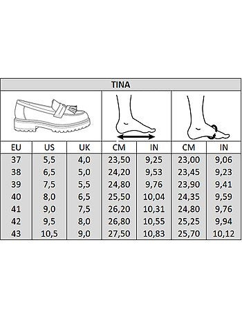 Mocassins pieds larges h - tina