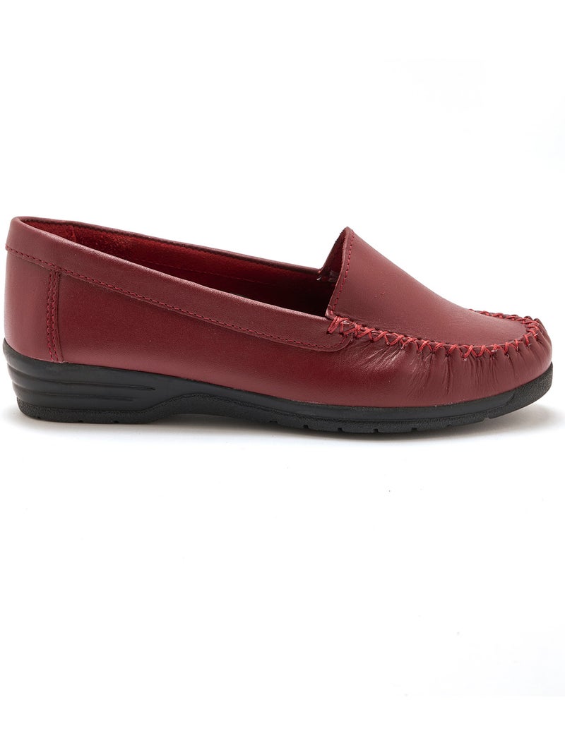 Mocassins plateau lisse - PEDICONFORT Bordeaux - Kiabi