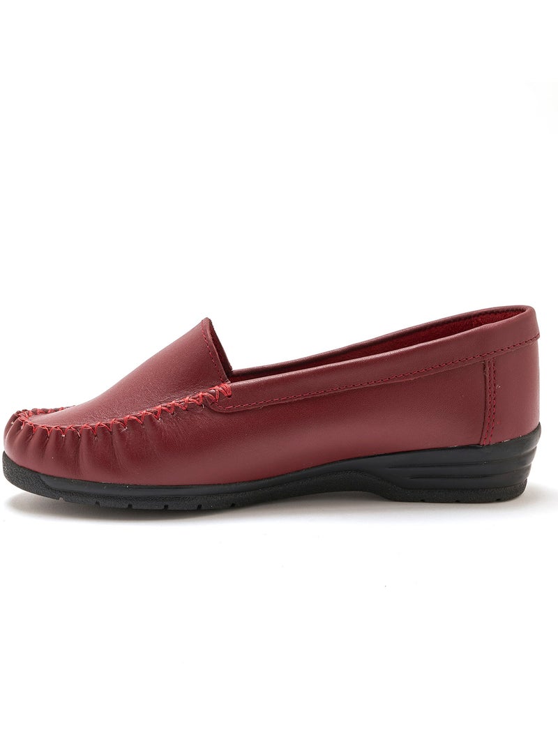 Mocassins plateau lisse - PEDICONFORT Bordeaux - Kiabi