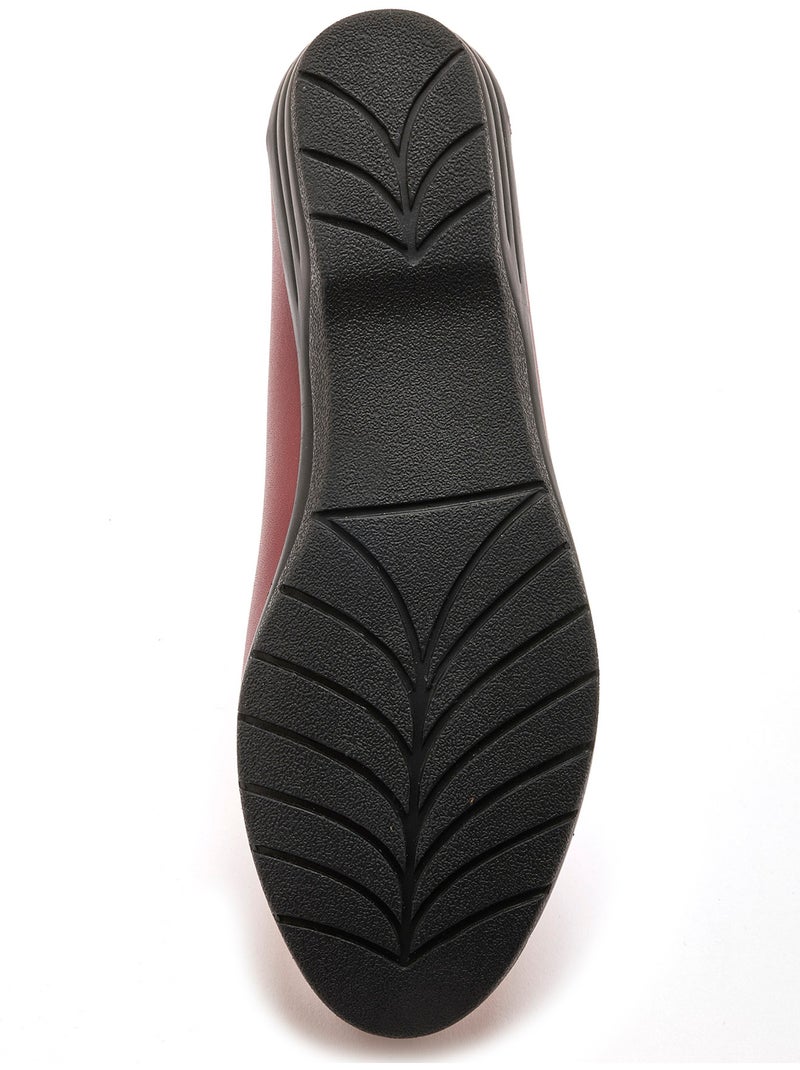 Mocassins plateau lisse - PEDICONFORT Bordeaux - Kiabi