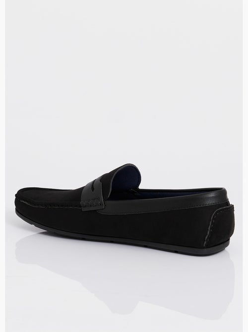 Mocassins plats en suédine et simili - AFIBEL - Kiabi