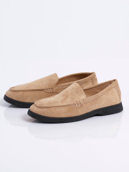 Mocassins plats essentiels en suédine - AFIBEL - Kiabi